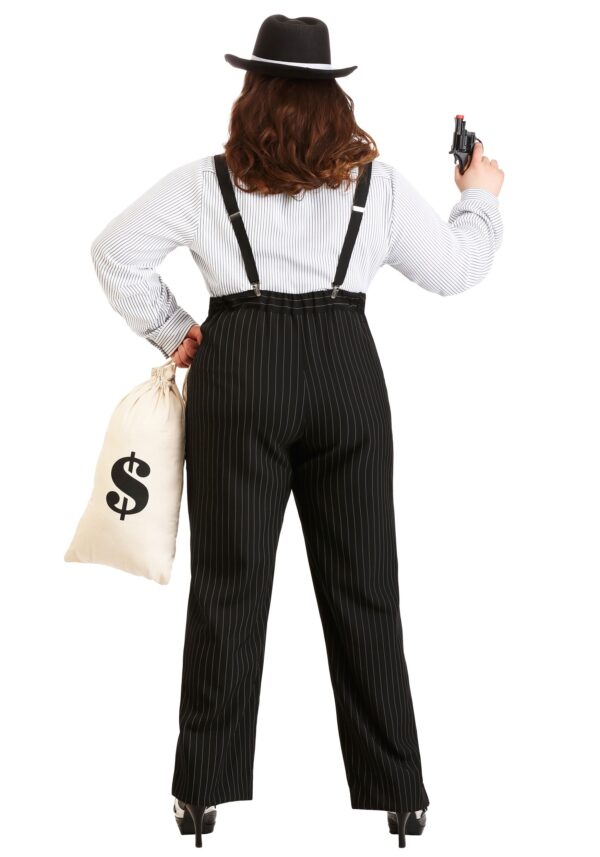 1920s Gangster Lady Plus Size Costume | Decades Costumes - Image 2