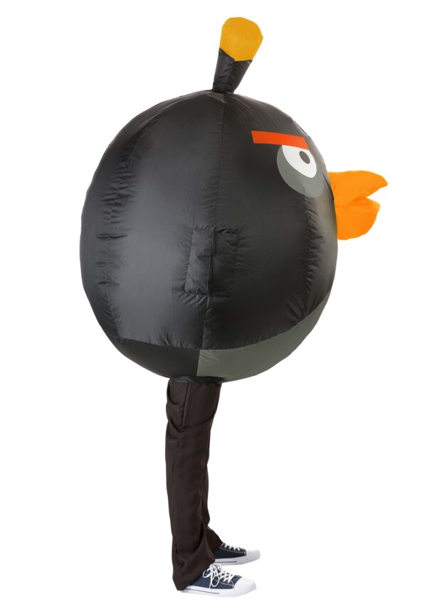 Bomb Inflatable Angry Birds Adult Costume | Video Game Costumes - Image 4