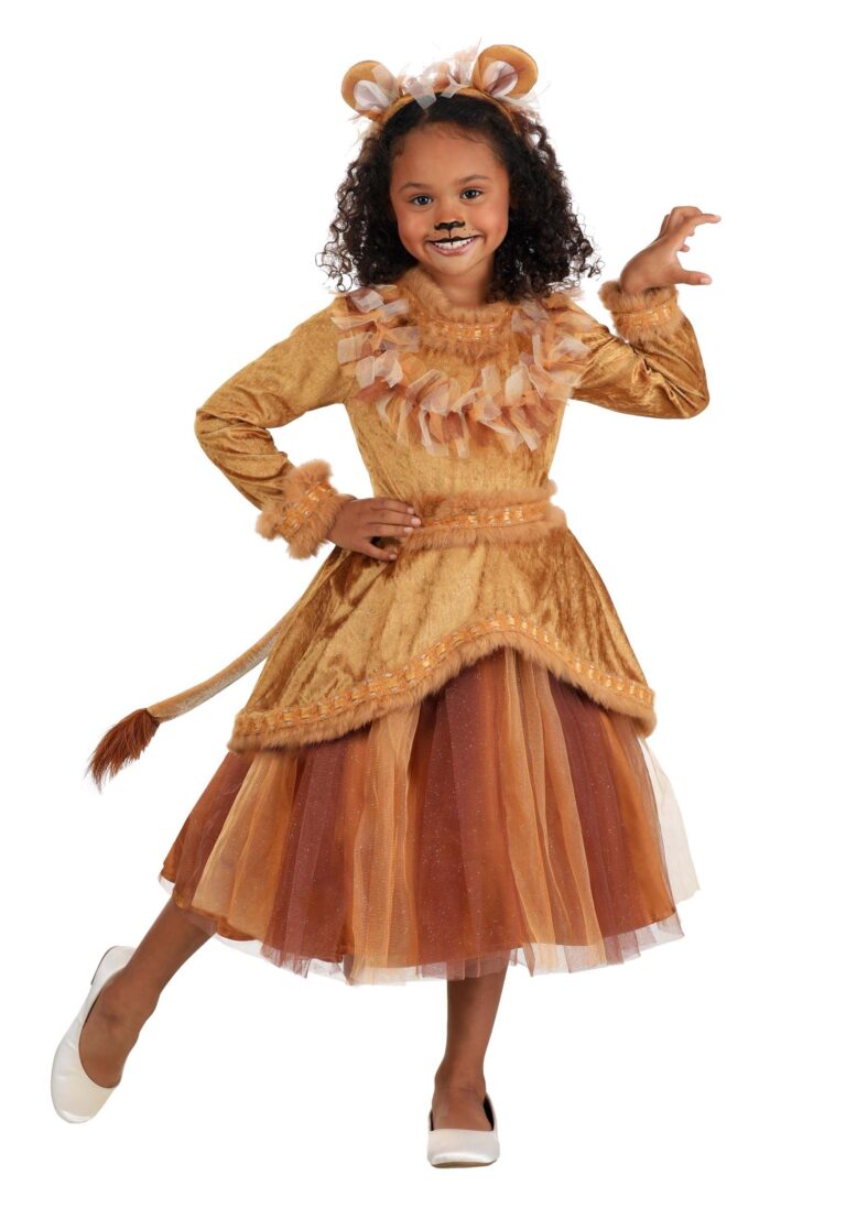 girls-lovely-lion-dress-costume