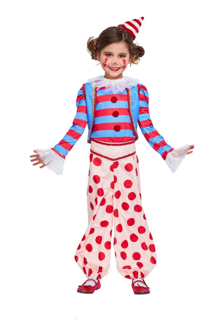 girls-vintage-clown-costume