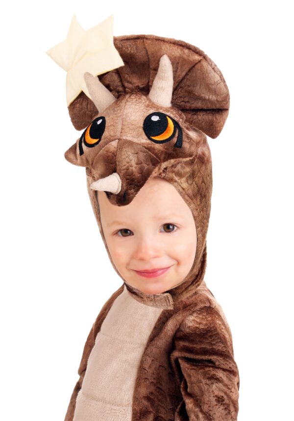 Tiny Triceratops Infant Costume | Infant Dinosaur Costume - Image 3