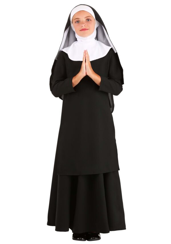 Deluxe Nun Kid's Costume