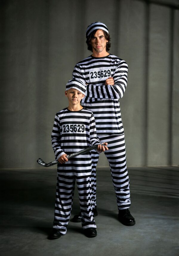 Mens Prisoner Costume - Prison Jumpsuit Costumes - Image 3