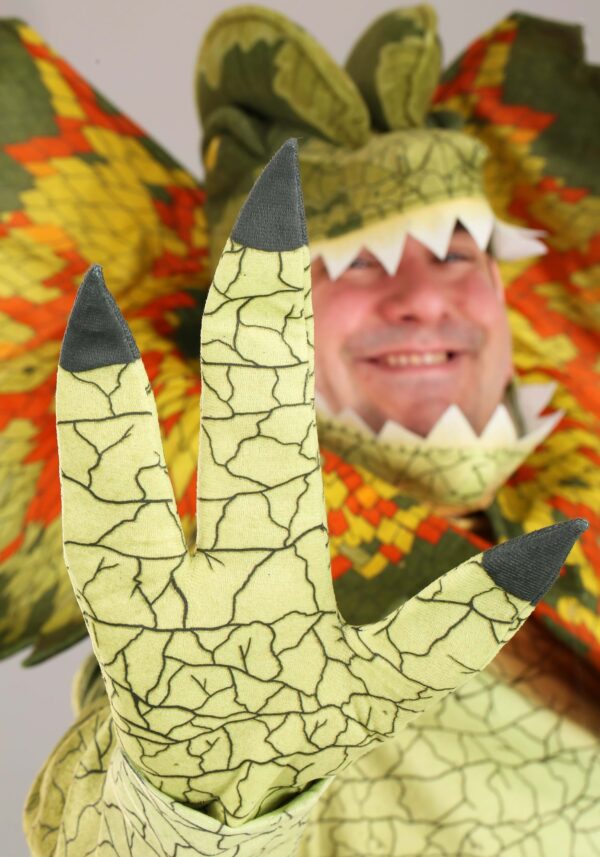 Adult Plus Size Dilophosaurus Costume - Image 2