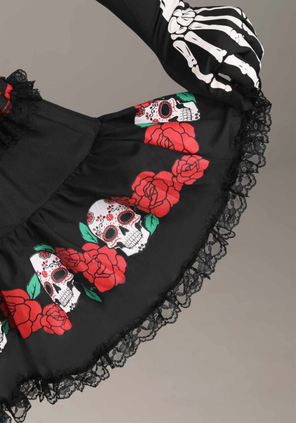 Plus Size Women's Sugar Skull Costume - Image 3