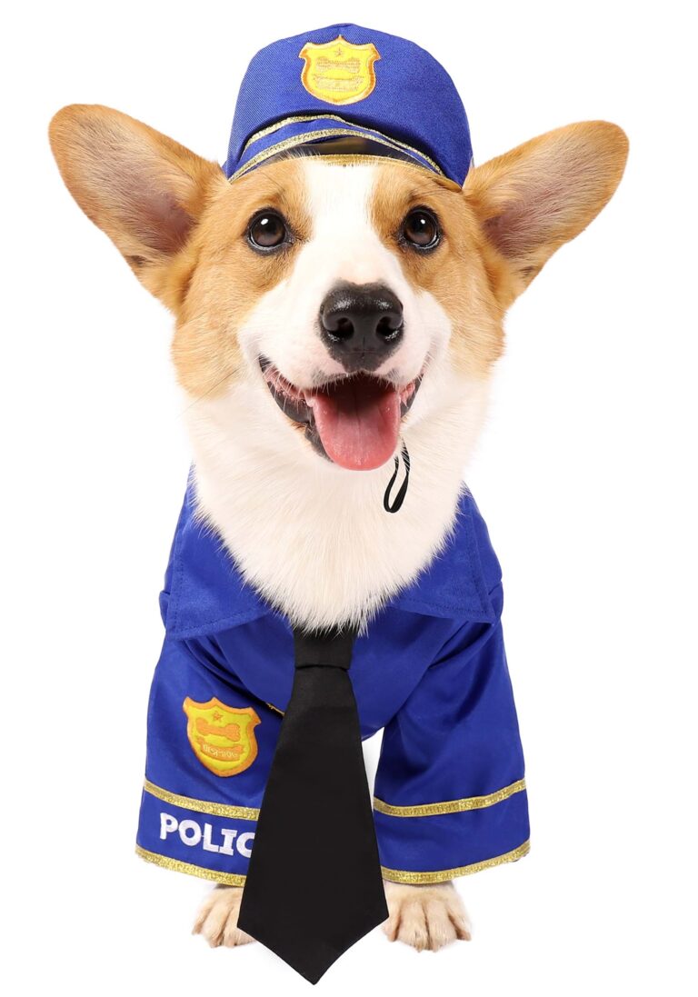 police-pet-costume