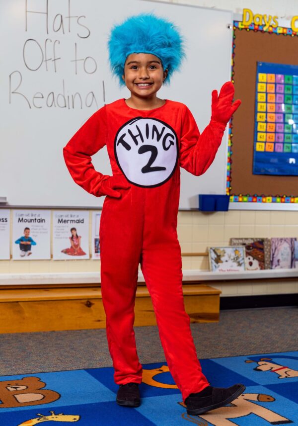 Thing 1&2 Deluxe Kids Costume - Image 2