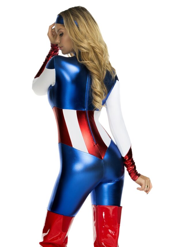 American Beauty Superhero Women's Costume | Sexy Superhero Costumes - Image 2