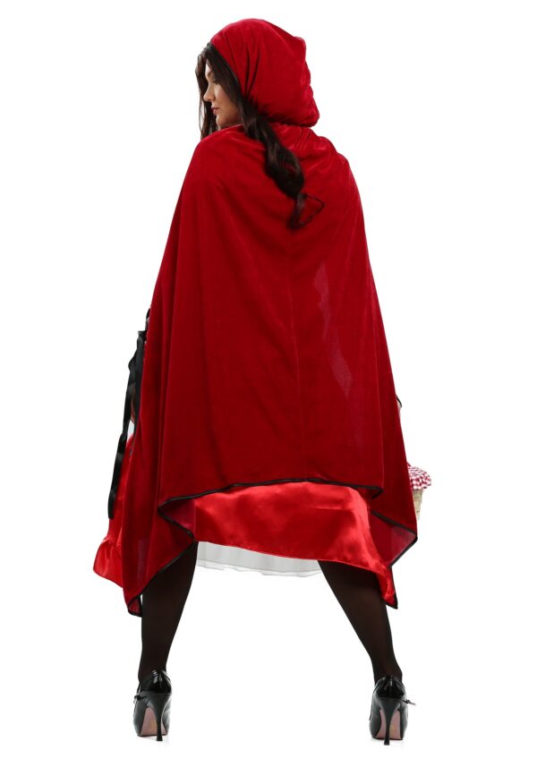 Womens Fairytale Red Riding Hood Costume - Image 2