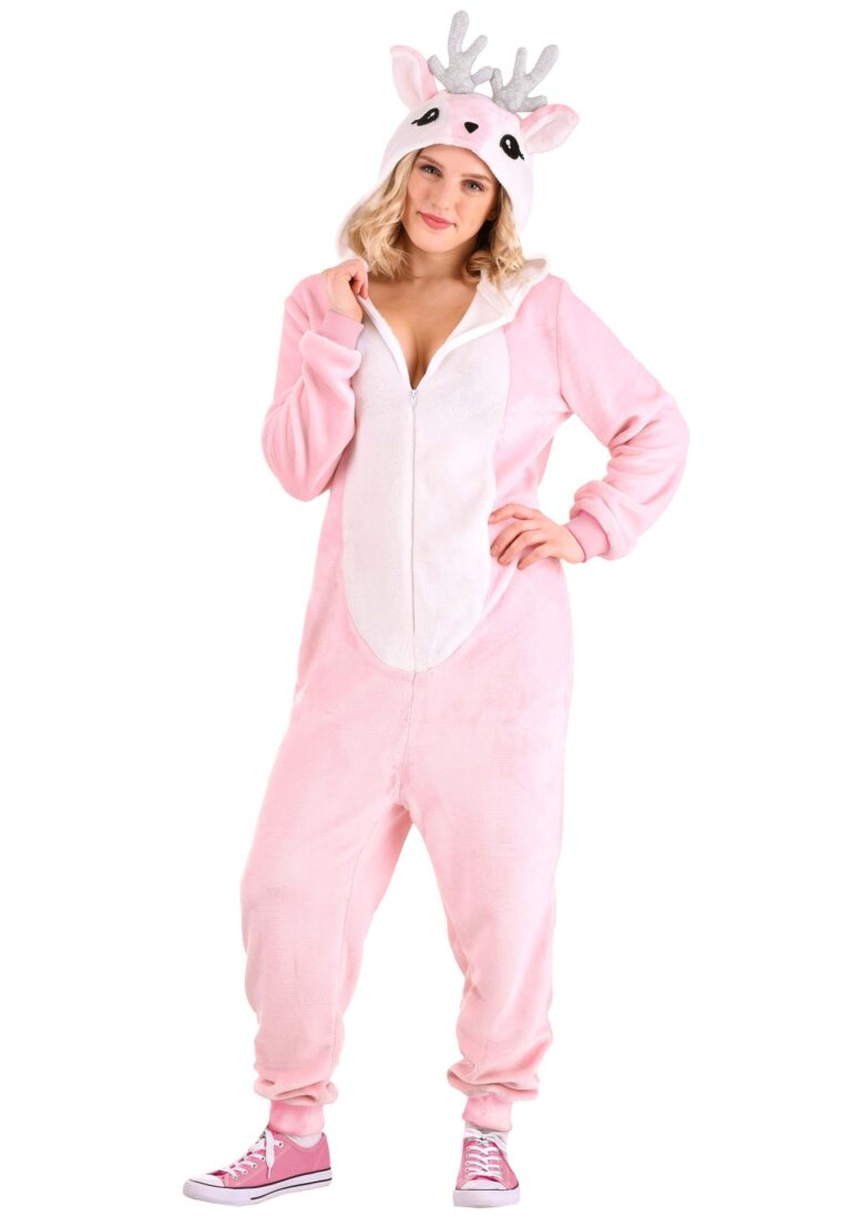 womens-pink-deer-costume