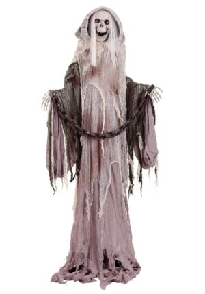 6FT Animatronic Standing Ghoul Decoration - Scream Saver | Halloween Animatronics