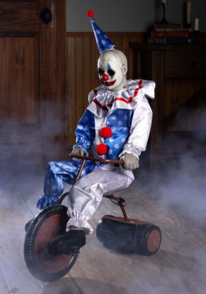 3FT Animatronic Tricycle Doll Decoration | Halloween Animatronics