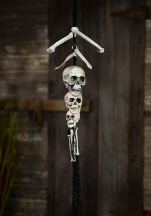 30" Bones and Skulls Hanger Halloween Prop | Skeleton Decorations