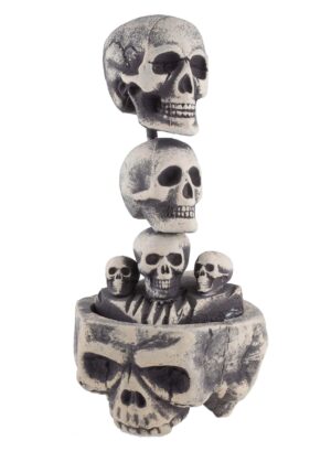 24-Inch Foam Skull Pillar Prop Decoration | Skulls & Skeletons