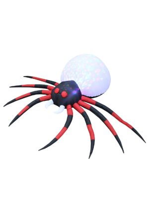 4FT Inflatable Projection Kaleidoscope Spider Halloween Decoration | Halloween Inflatables