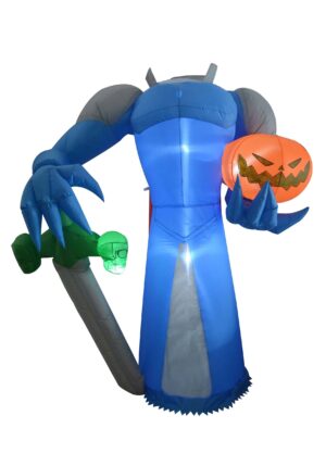 8FT Inflatable Headless Pumpkin Knight Halloween Decoration | Inflatable Decorations