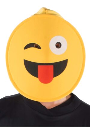 Tongue Emoji Kid's Costume Mask | Costume Accessories