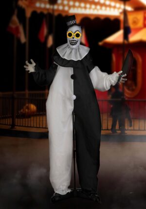 5.75FT Animated Marlow the Murder Clown Decoration - Scream Saver | Evil Clown Decorations