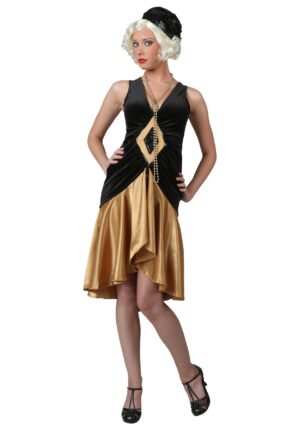 Women's Roaring 20's Plus Size Flapper Costume | Exclusive