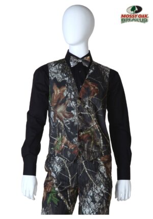 Tall Mossy Oak Full Back Adult Vest | Wedding Accessories