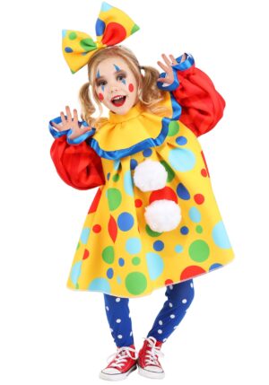 Toddler Posh Polka Dot Clown Costume | Kid's Clown Costumes