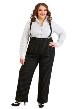 1920s Gangster Lady Plus Size Costume | Decades Costumes