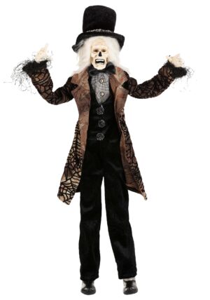 24-Inch Posable Sitting Zombie Man Halloween Decoration | Zombie Decorations