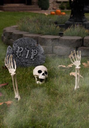 3 Piece Halloween Buried Alive Skeleton Decoration Kit | Skeleton Decorations