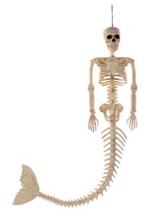 48 Inch Mermaid Skeleton Decoration | Halloween Skeletons and Skulls