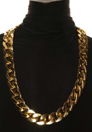 90's Gold Chain Link Accessory | Decade Costume Accessories