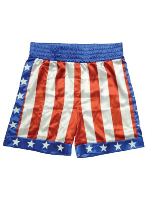 Adult Apollo Creed Boxing Trunks | Creed Costume Shorts