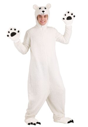 Arctic Polar Bear Costume for Adults | Bear Adult Costumes