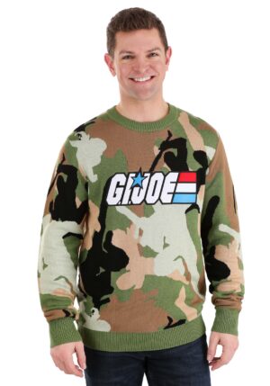 Adult Army GI Joe Camo Sweater | Christmas Sweaters
