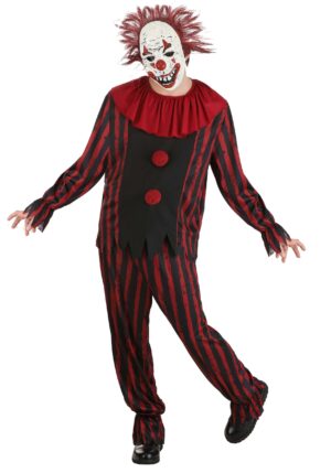 Chuckles the Clown Sustainable Materials Adult Costume | Evil Clown Costumes