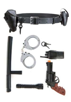 Adult Cop Costume Belt Accessory Set | Police Accessories