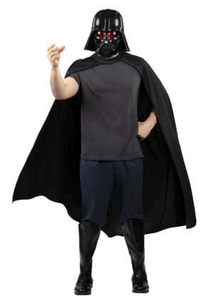 Adult Darth Vader Mask & Cape Costume Kit
