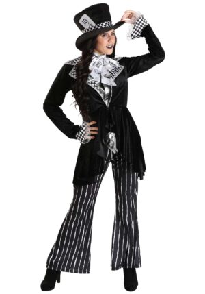 Adult Deluxe Dark Mad Hatter Costume | Mad Hatter Costumes