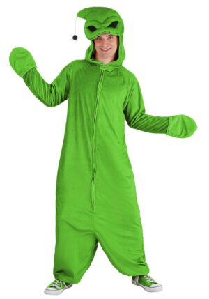 Adult Deluxe Nightmare Before Christmas Green Oogie Boogie Costume | Disney Costumes