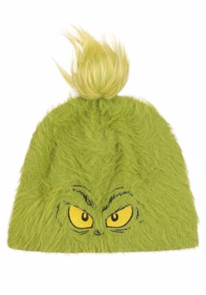 Dr. Seuss Adult Grinch Fuzzy Beanie | Dr. Seuss Accessories