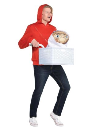 E.T. Elliott Red Coat Jacket Adult Costume | Movie Costumes