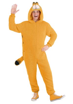 Adult Garfield Costume Onesie | Garfield Costumes