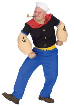 Popeye Adult Costume | Cartoon Halloween Costumes