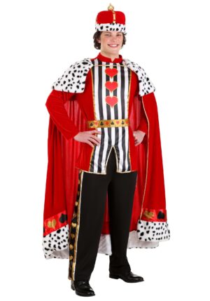 Premium King of Hearts Costume for Men | Storybook Costumes