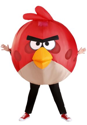 Inflatable Red Angry Birds Adult Costume | Angry Birds Costumes