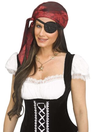 Adult Rhinestone Pirate Eye Patch | Pirate Accessories