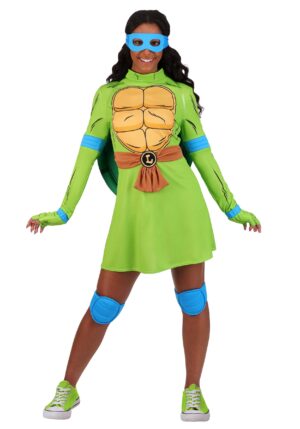Teenage Mutant Ninja Turtles Women's Leonardo Costume Dress | Nickelodeon Costumes