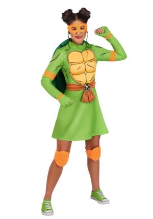 Teenage Mutant Ninja Turtles Women's Michelangelo Costume Dress | Nickelodeon Costumes
