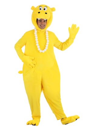 Yellow Hungry Hungry Hippos Adult Costume | Board Game Costumes