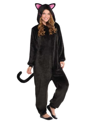 Zipsters Zipster Black Cat Adult Costume | Black Cat Costumes