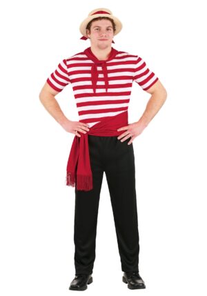 Venice Gondolier Adult Costume | Uniform Costumes